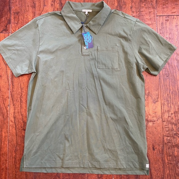 NWT Men's BADD BOGEY Green Short Sleeve Golf Active Pima Cotton Blend Polo Shirt - Picture 3 of 9